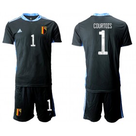 Maillot/Tenue Belgique Gardien Thibaut Courtois 1 Enfant Domicile UEFA Euro 2020